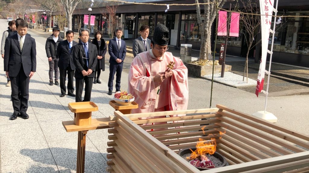 茶わん絵馬 お焚き上げ神事